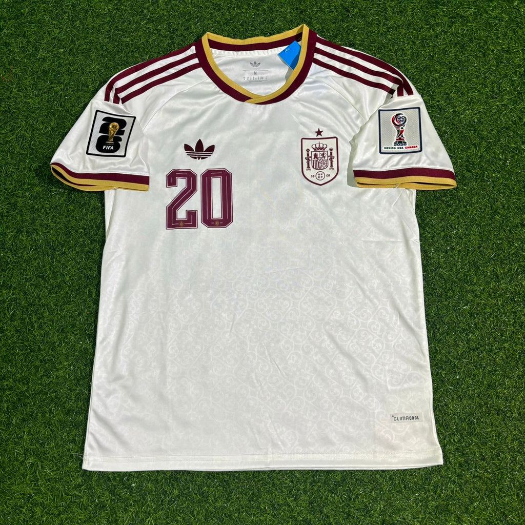 Pedri 20 – Maillot de foot Espagne Extérieur CDM 2026