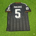 Aleksandar Pavlović 5# Deutschland WM 2026 Black Style Fußballtrikot