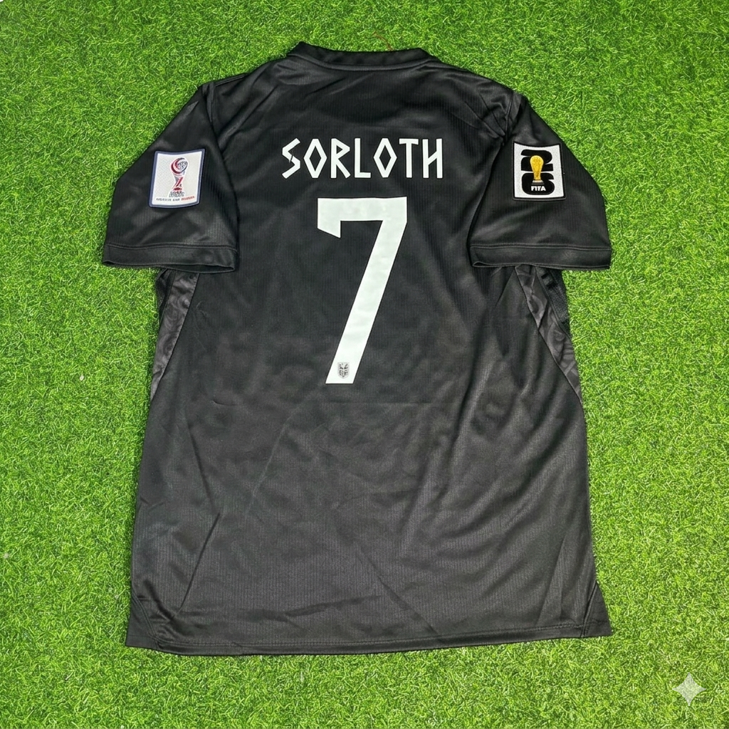 Alexander Sørloth #7 Norwegen 2026 WM Auswärtstrikot Schwarz