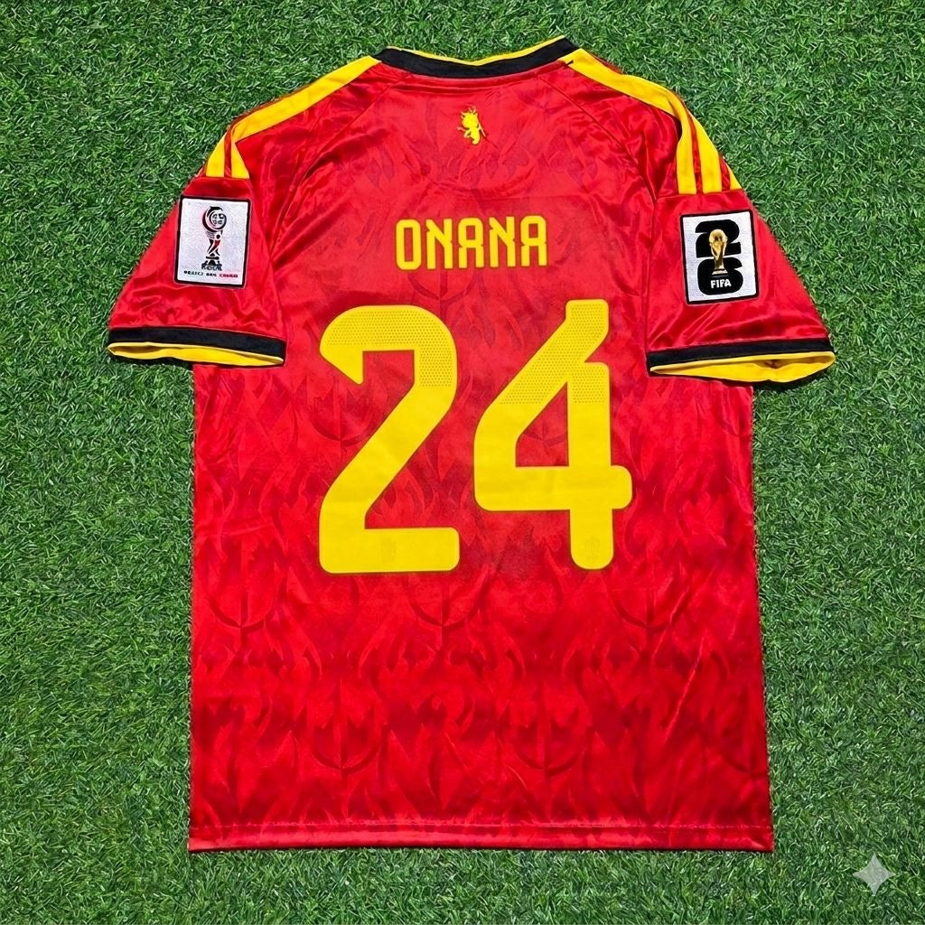 Amadou Onana #24 Belgien 2026 WM Heimtrikot