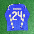 Andrea Cambiaso 24 – Italy 2026 World Cup Long-Sleeve Football Jersey