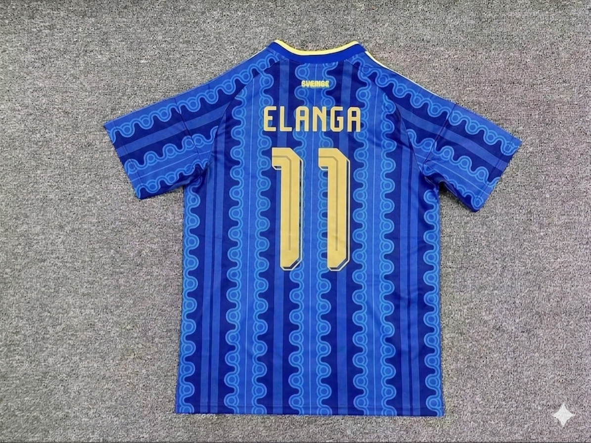 Anthony Elanga #11 Schweden WM 2026 Trikot