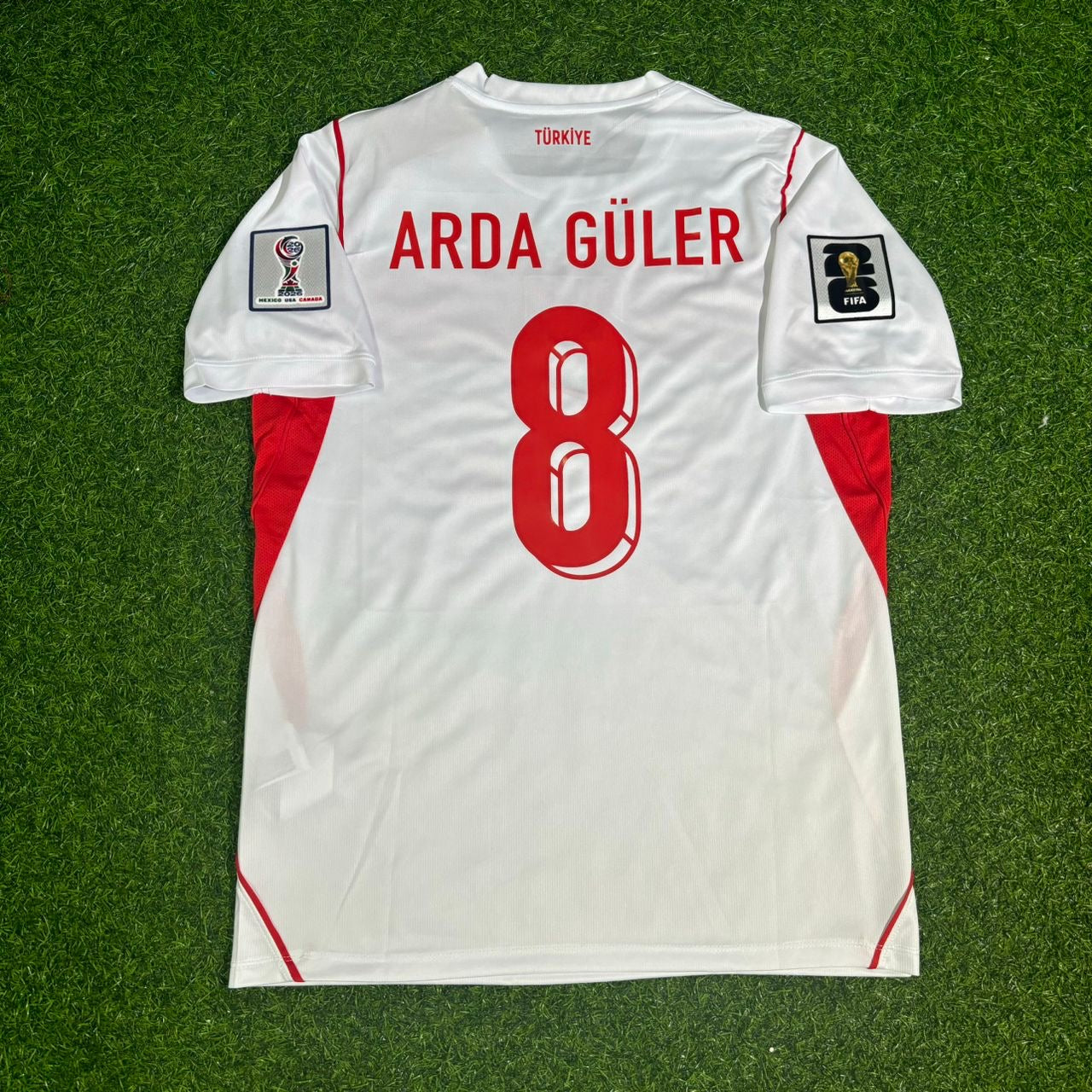 Arda Güler #8 Türkei – WM 2026 – Auswärtstrikot Weiß