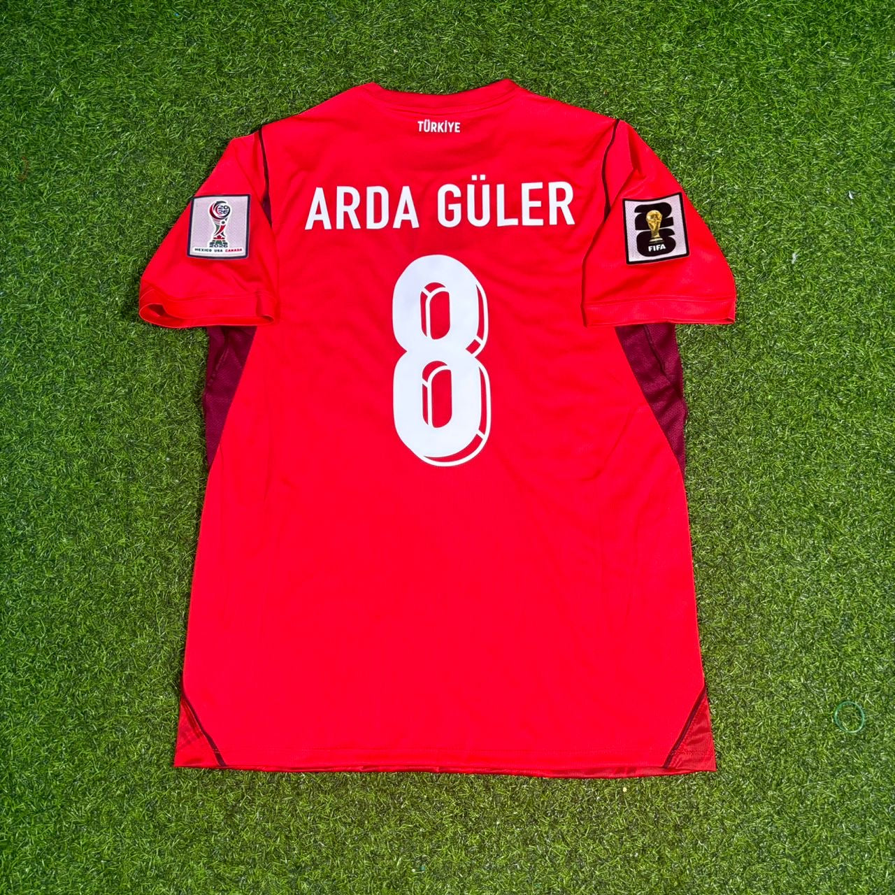Arda Güler #8 Türkei Türkiye - WM 2026 - Heim Rot - Trikot - Maillot Maglia