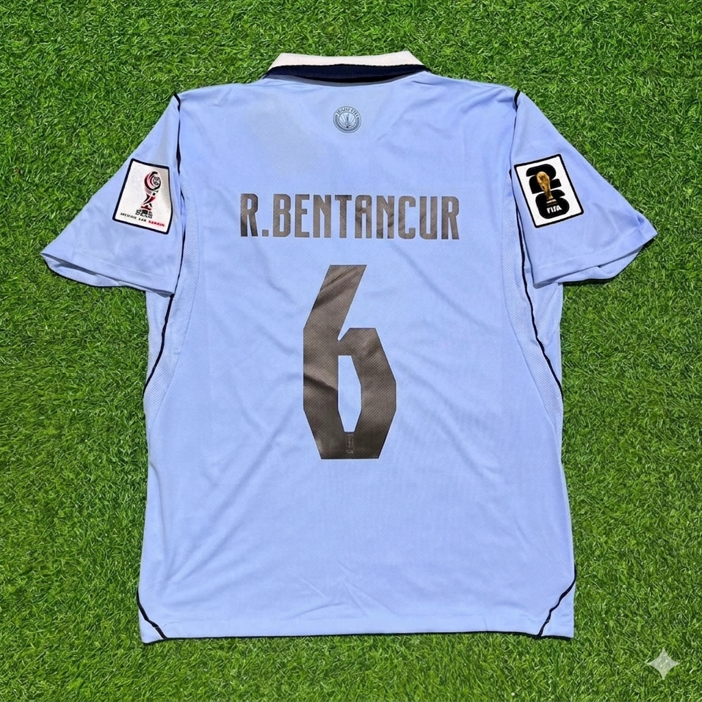 Maillot Domicile Coupe du Monde 2026 Uruguay Bleu Ciel Rodrigo Bentancur #6