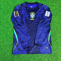 Brasilien 2026 WM Langarm Auswärtstrikot Blau