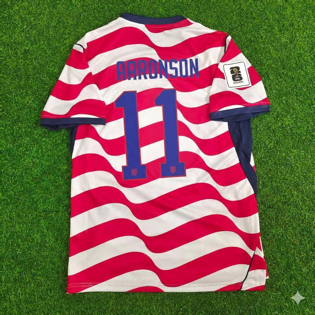 Brenden Aaronson 11 – US-Heimtrikot für die Fußball-Weltmeisterschaft 2026