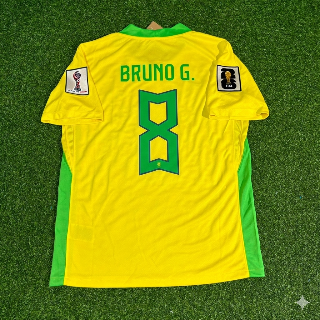 Bruno Guimarães Brasilien WM 2026 Neue Saison Fußballtrikot