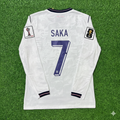 Bukayo Saka 7- England 2026 World Cup Langarm-Trikot Trikot Maillot