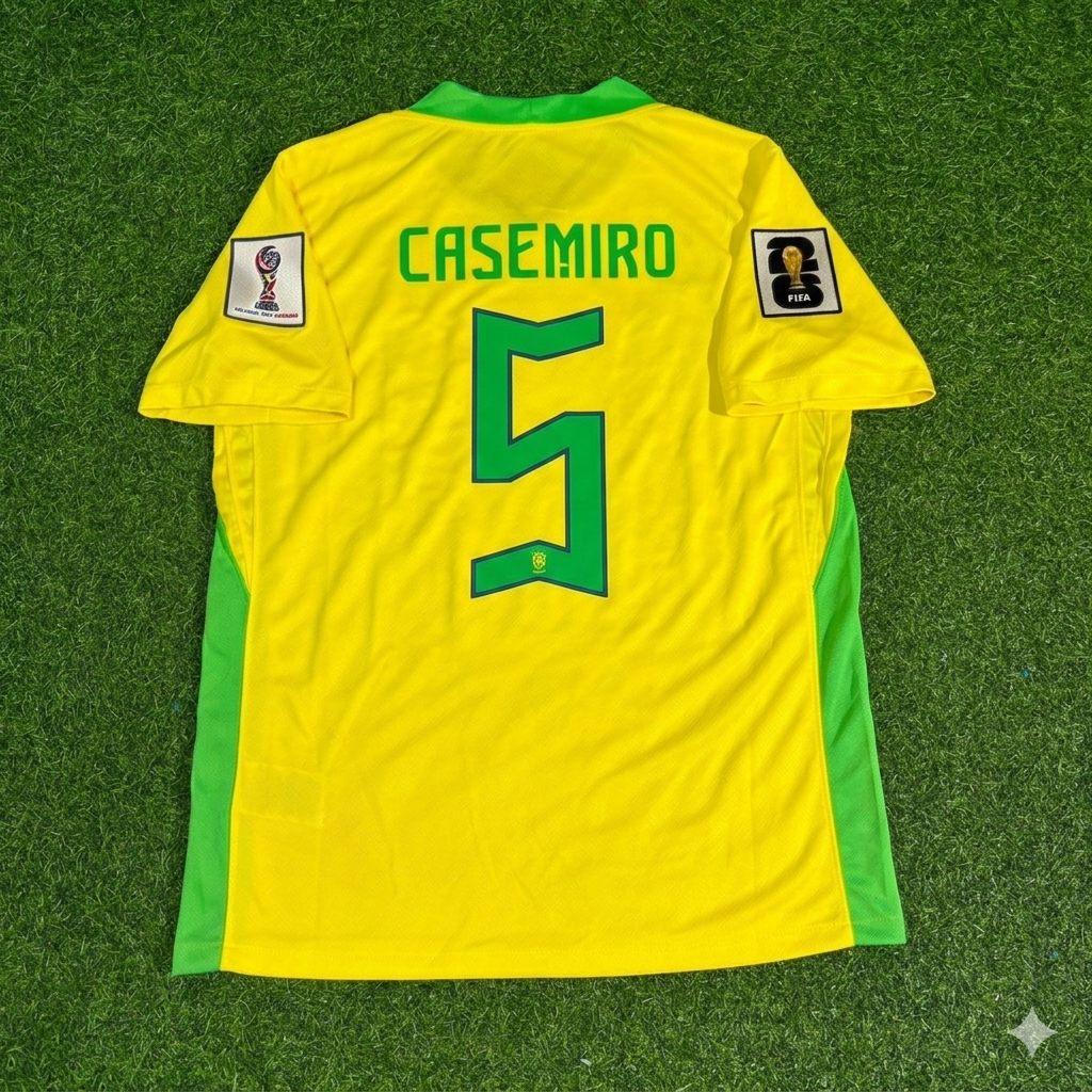 Casemiro 5 Brasilien WM 2026 Neues Saison Fußballtrikot