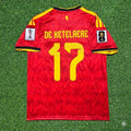 Charles De Ketelaere #17 Belgique Maillot Domicile Coupe du Monde 2026