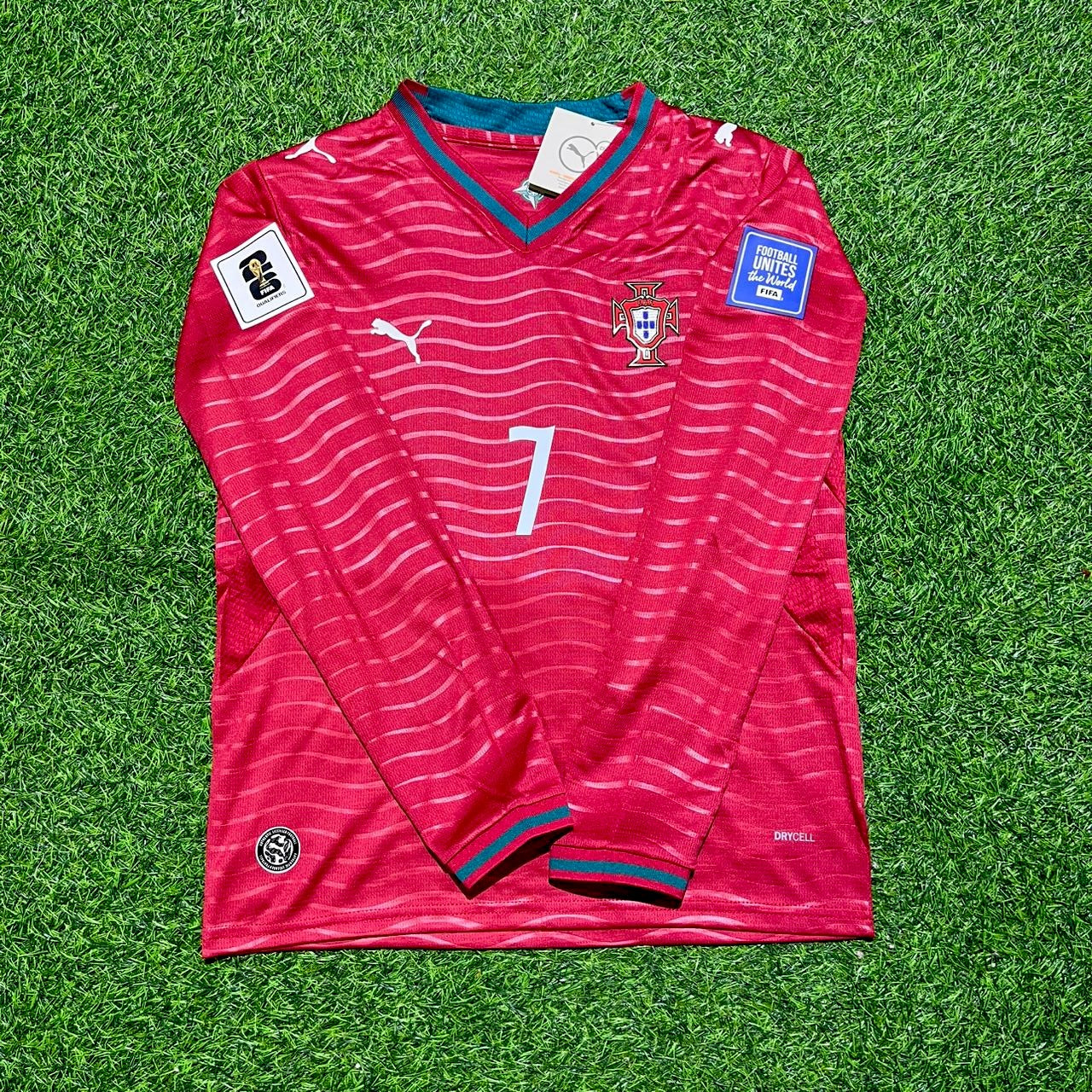 Cristiano Ronaldo Portugal 2026 Red Home Long Sleeve Jersey