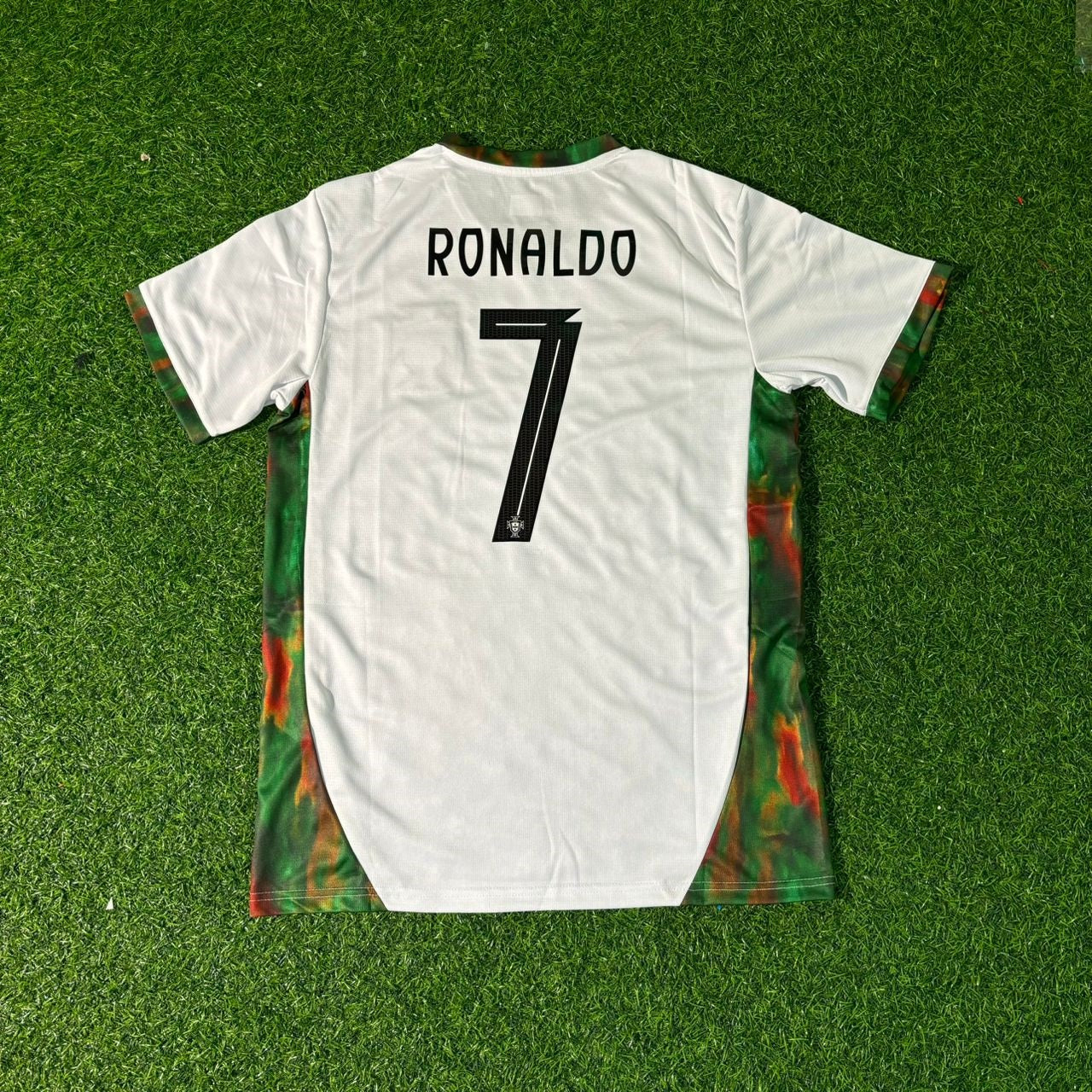 Cristiano Ronaldo Portugal 2026 WM Weißes Fußballtrikot