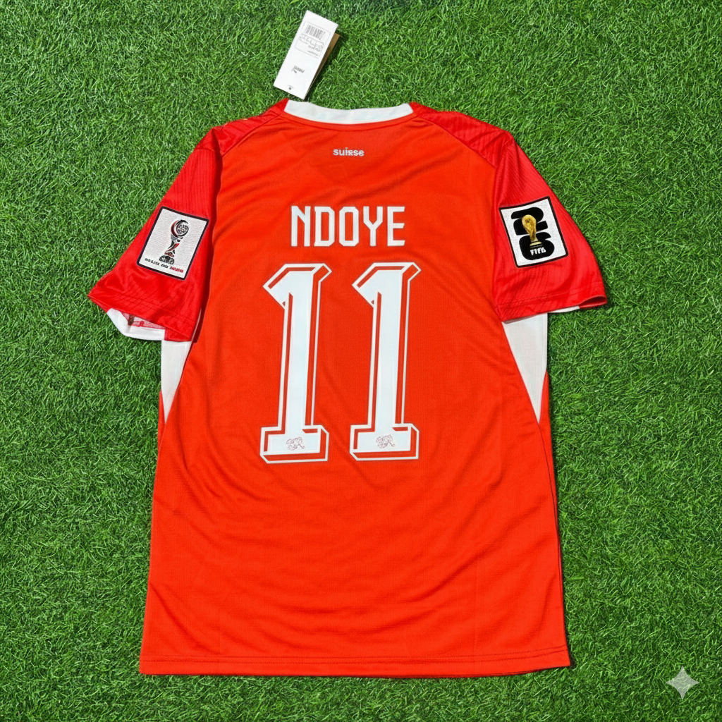 Dan Ndoye 17- Schweiz WM 2026 Trikot Trikot Trikot Maillot