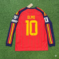 Dani Olmo Espagne Maillot Domicile Coupe du Monde 2026 Manches Longues