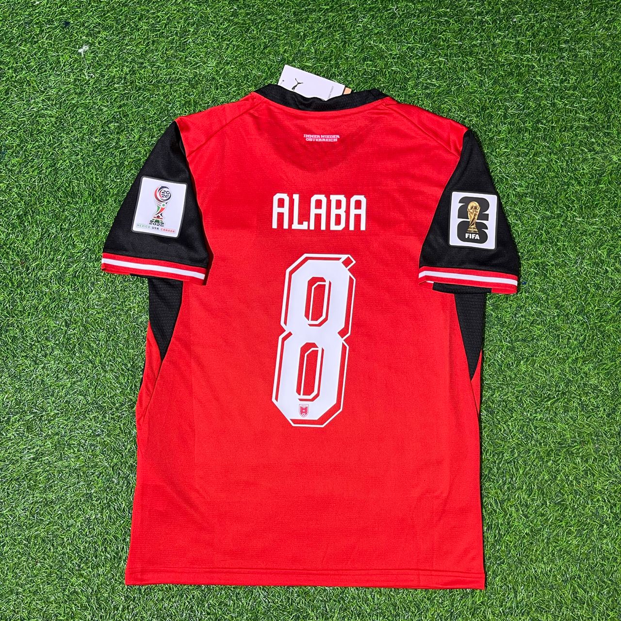 David Alaba 8- Österreich WM 2026 Trikot Trikot Trikot Maillot