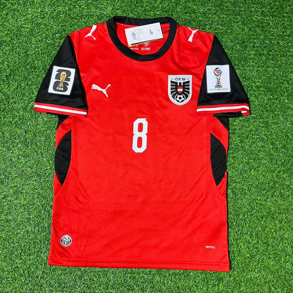 David Alaba 8- Österreich WM 2026 Trikot Trikot Trikot Maillot