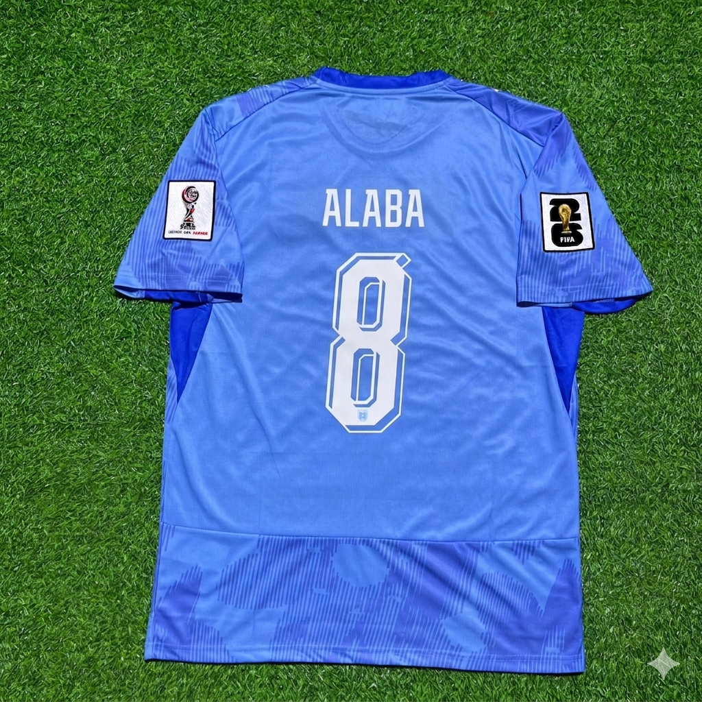 David Alaba 8- Österreich WM 2026 Trikot Trikot Trikot Maillot
