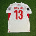 Deniz Gül #13 Turquie Turquie - Coupe du Monde 2026 - Extérieur Blanc - Maillot Maillot - Maillot Maglia