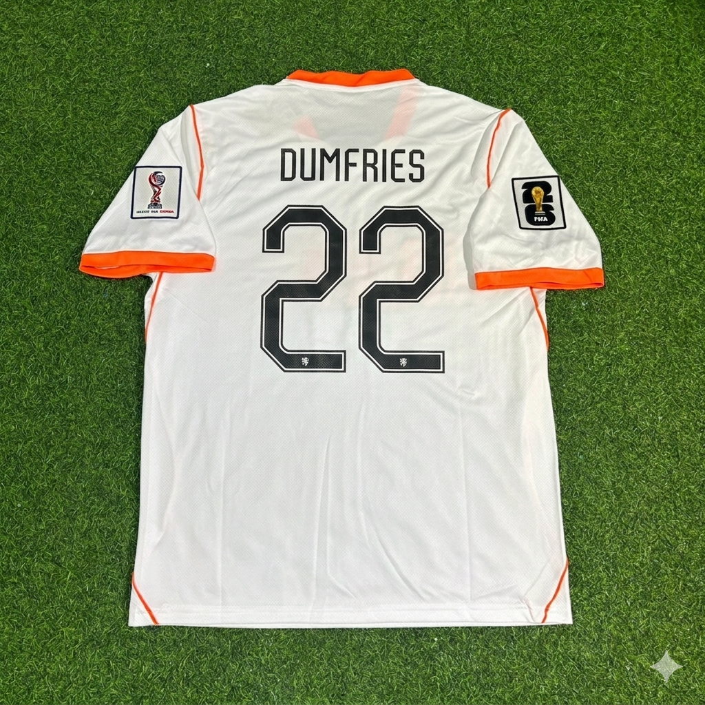 Denzel Dumfries #22 Niederlande 2026 Weltmeisterschaft Neue Saison Fußballtrikot
