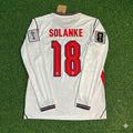 Dominic Solanke #18 Angleterre Coupe du Monde 2026 Domicile blanc Maillot manches longues