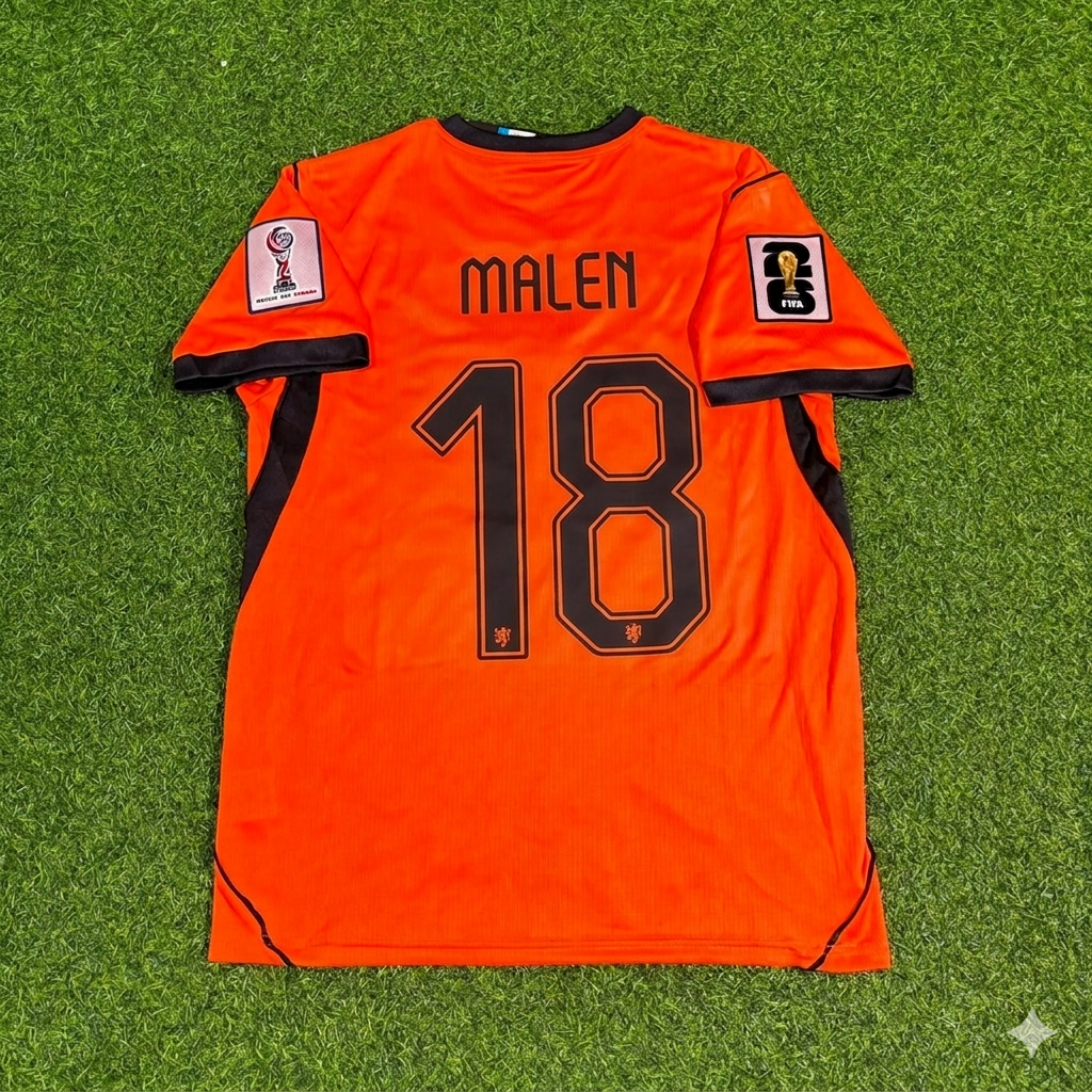 Maillot de Football Donyell Malen #18 Pays-Bas Coupe du Monde 2026 Nouvelle Saison