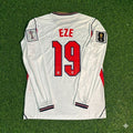Eberechi Eze #19 Angleterre CM 2026 Maillot Domicile Manches Longues Blanc