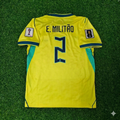 Éder Militão #2 Brazil 2026 World Cup Yellow Home Football Jersey