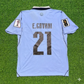 Maillot domicile bleu ciel Edinson Cavani #21 Uruguay Coupe du Monde