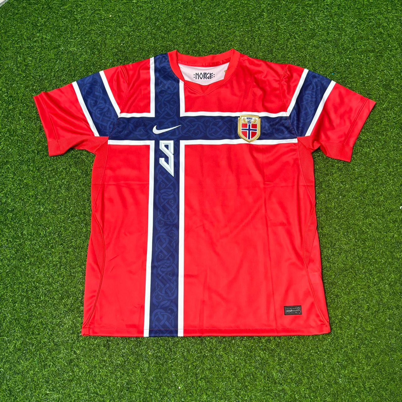 Erling Haaland #9 Norway 2026 World Cup Home Jersey