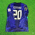 Estêvão Willian 20# Brasilien WM 2026 Langarm Auswärtstrikot Blau