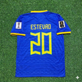Estêvão Willian 20 – Brasilien WM 2026 Neues Trikot der Saison, Blau