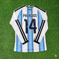 Ensemble Maillot de Foot à Manches Longues Exequiel Palacios #14 Argentine Coupe du Monde 2026