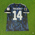 Exequiel Palacios #14 Argentine Coupe du Monde 2026 Nouveau Maillot de Foot Domicile