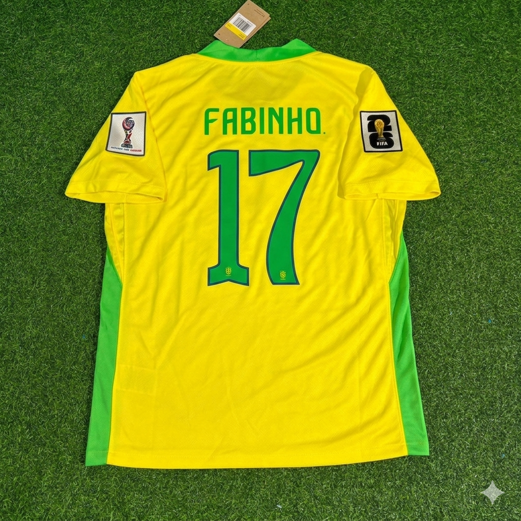 Maillot de foot Fabinho Brésil Coupe du Monde 2026 Nouvelle Saison