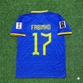 Fabinho 17 – Brasilien WM 2026 Blaues neues Fußballtrikot
