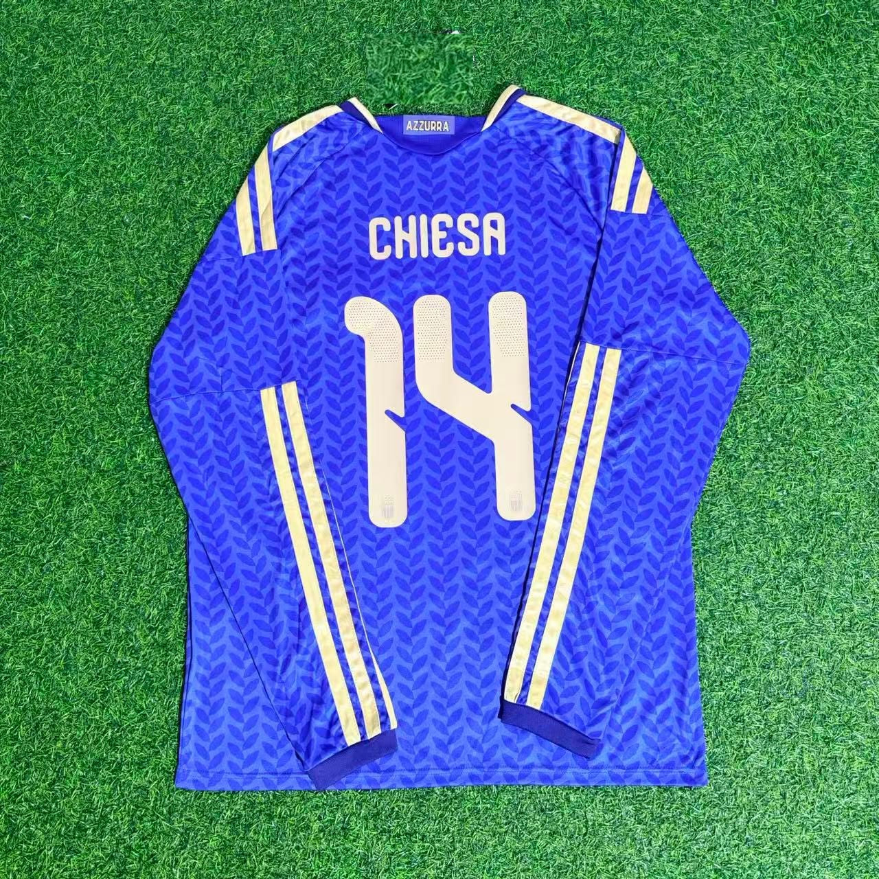 Maillot de football à manches longues Federico Chiesa Italie Coupe du Monde 2026