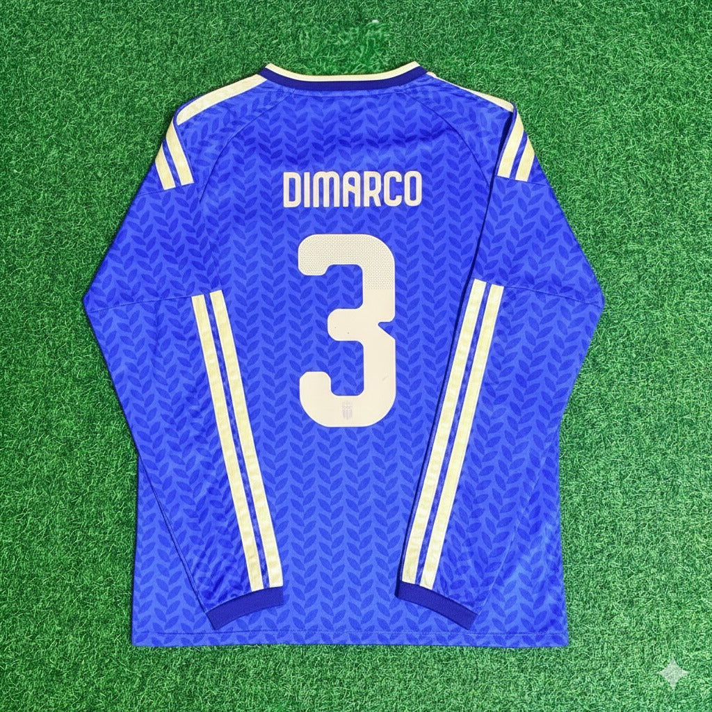 Federico Dimarco 3 – Maillot de football manches longues Italie Coupe du Monde 2026