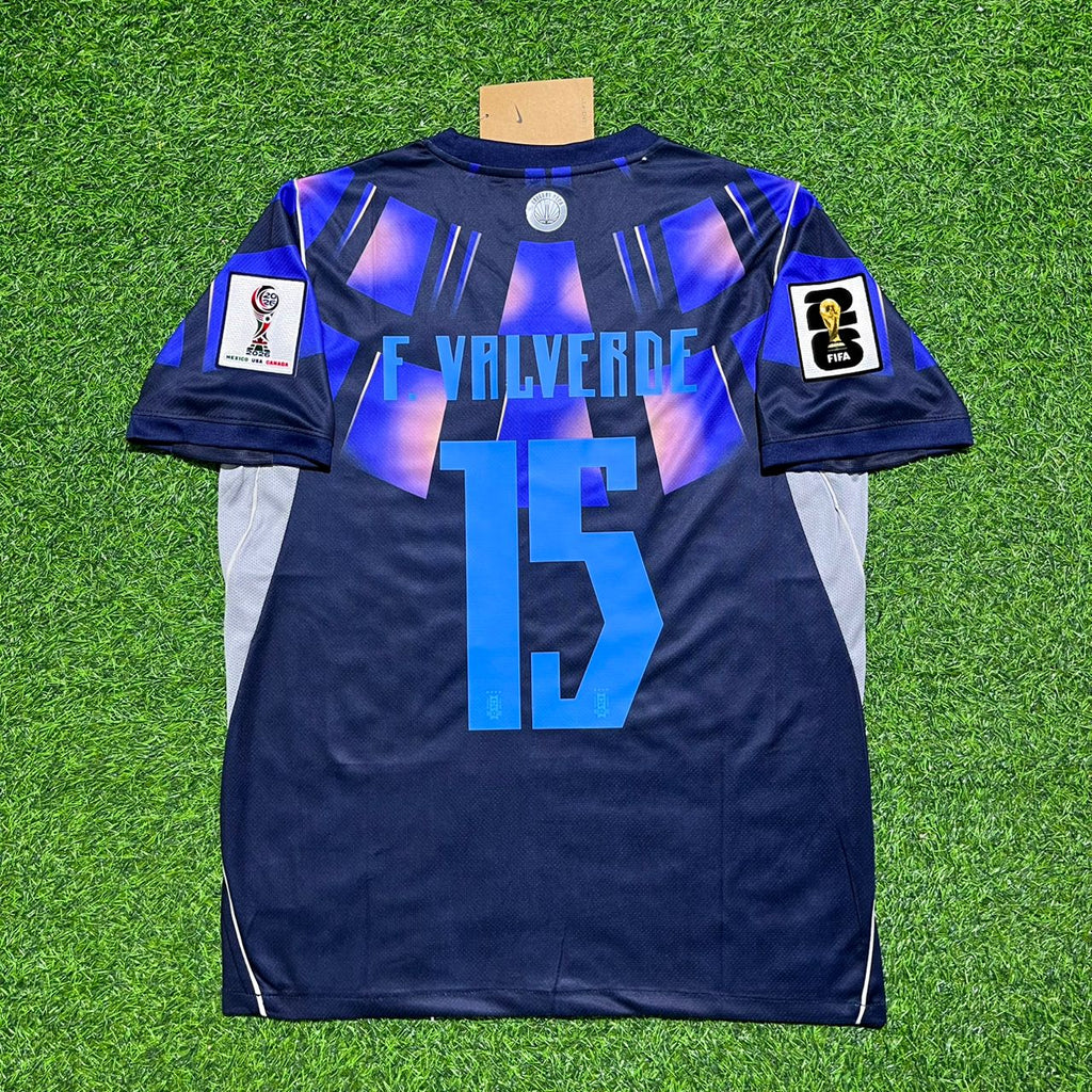 Maillot de football Federico Valverde #15 Uruguay CDM 2026
