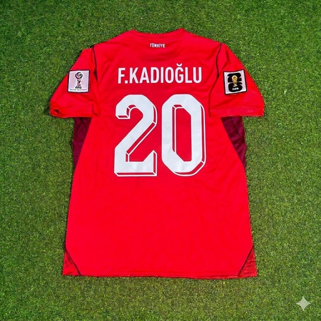 Ferdi Kadıoğlu #20 Türkei - WM 2026 - Heim Rot - Trikot