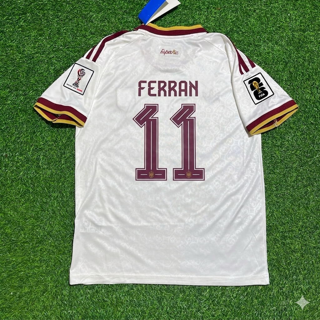 Ferrán Torres 11 - Maillot de foot Espagne extérieur Coupe du Monde 2026