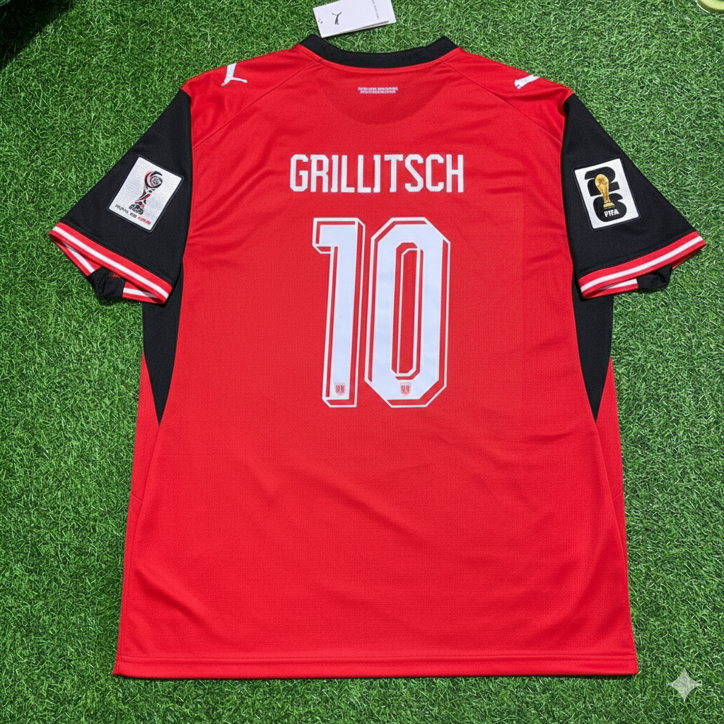 Florian Grillitsch 10 - Maillot de l'Autriche Coupe du Monde 2026