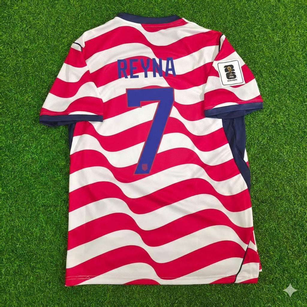 Giovanni Reyna 7 – Maillot domicile USA Coupe du Monde 2026