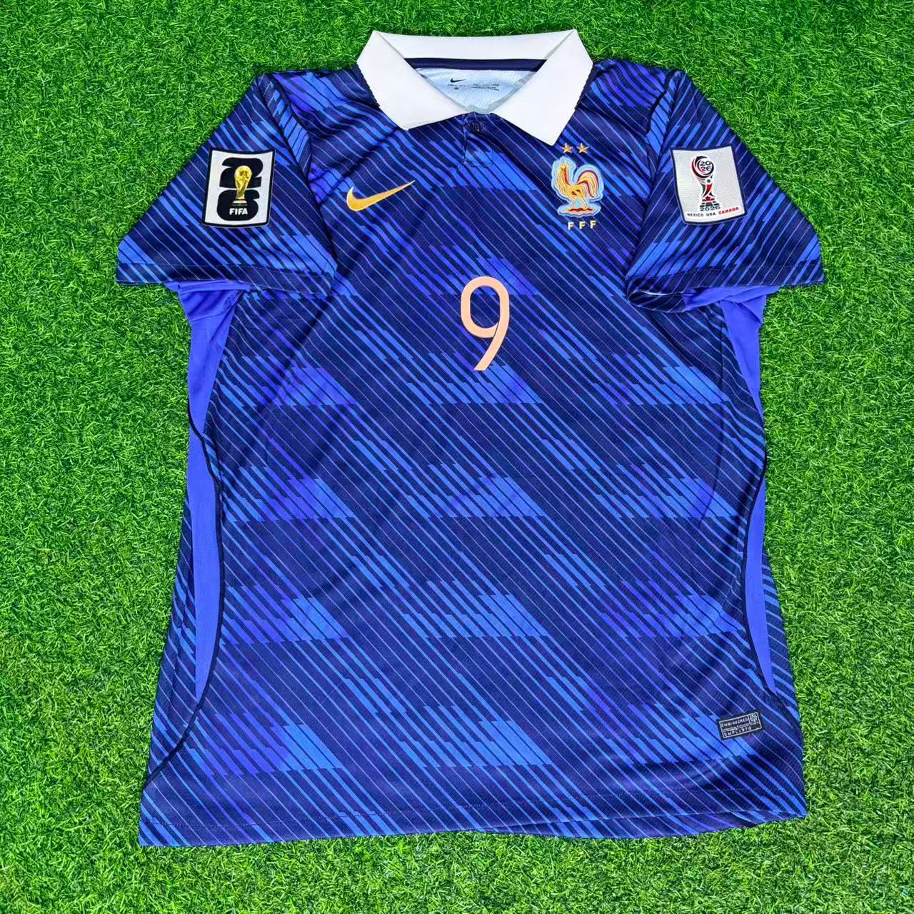Hugo Ekitiké 9 – Maillot Domicile France Coupe du Monde 2026 (Bleu)