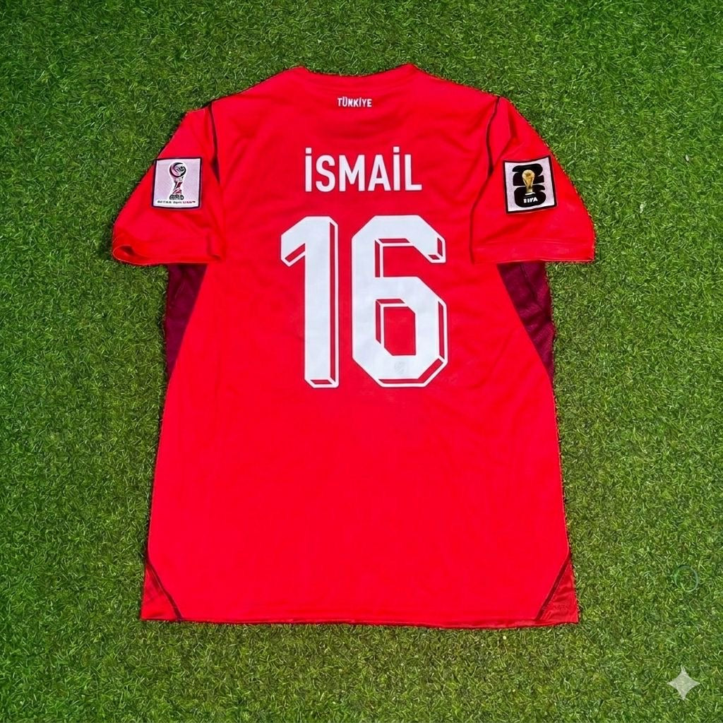 İsmail Yüksek #16 Turquie - Coupe du Monde 2026 - Maillot Domicile Rouge