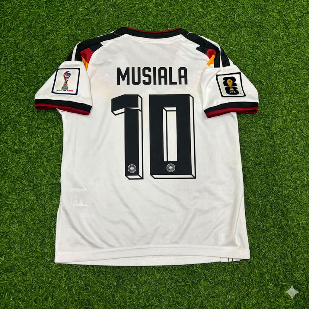 Jamal Musiala #10 Deutschland WM 2026 Heimtrikot