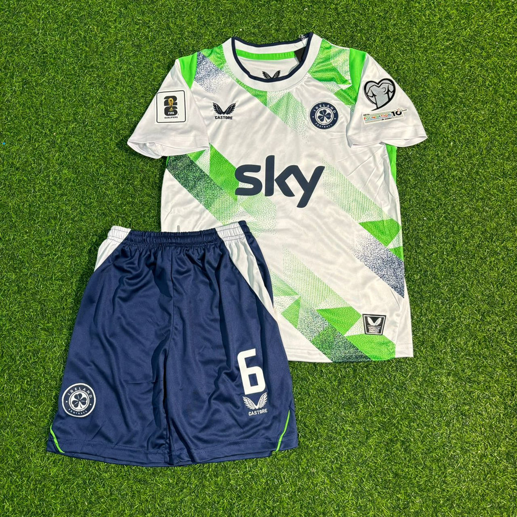 Jayson Molumby #6 Irlande Enfants Maillot Domicile 2026 Vert-Blanc Football