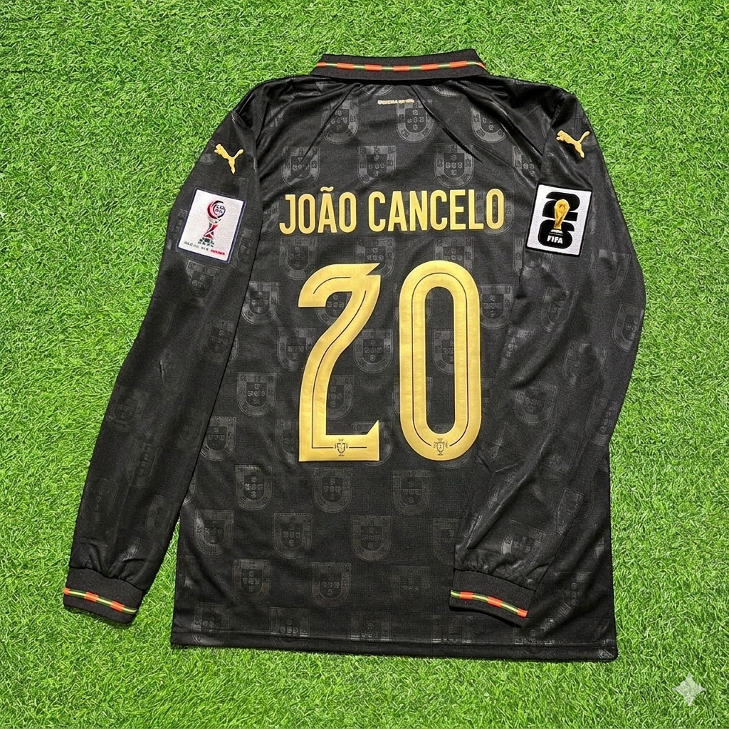João Cancelo Portugal 2026 WM Heim Langarm Trikot