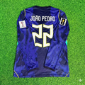 João Pedro 22# Brazil WC 2026 Sleeve Blue Away Kit