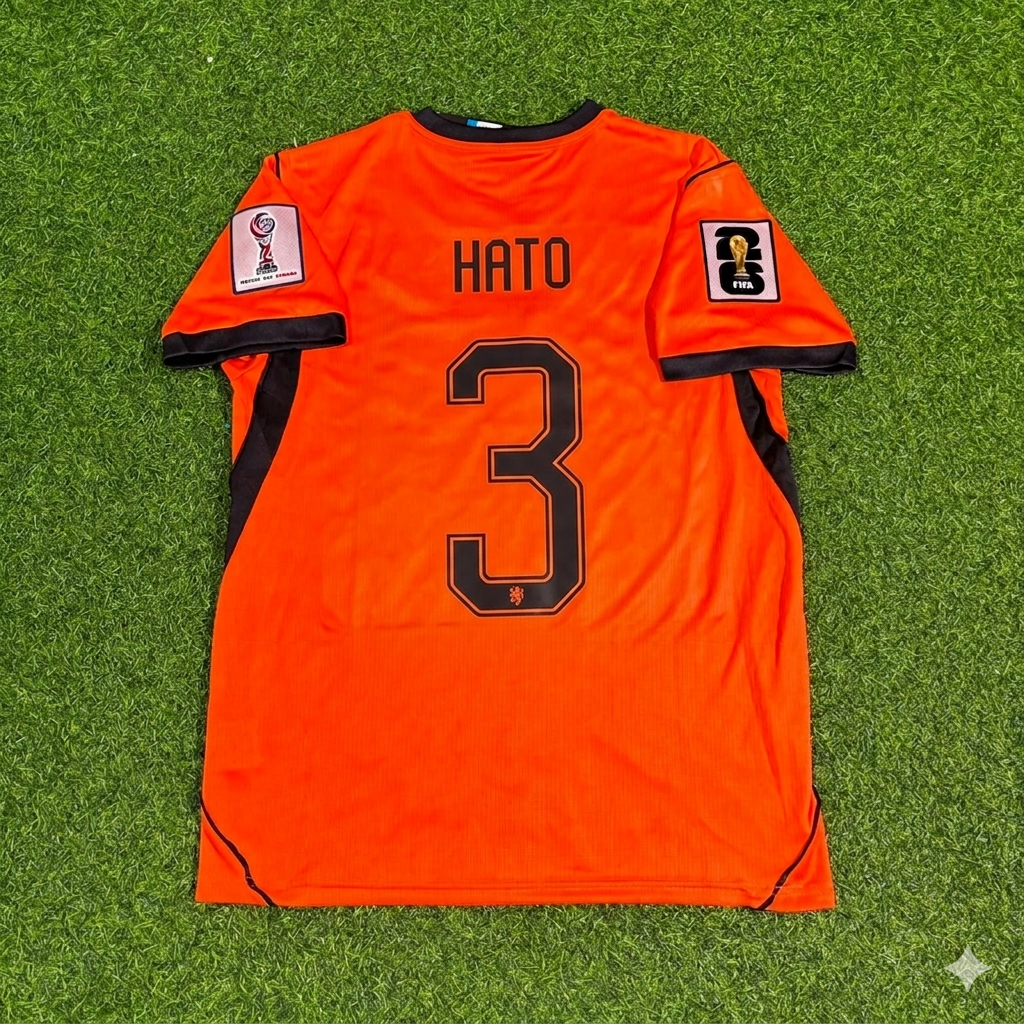 Maillot de Foot Jorrel Hato #3 Pays-Bas Coupe du Monde 2026 Nouvelle Saison